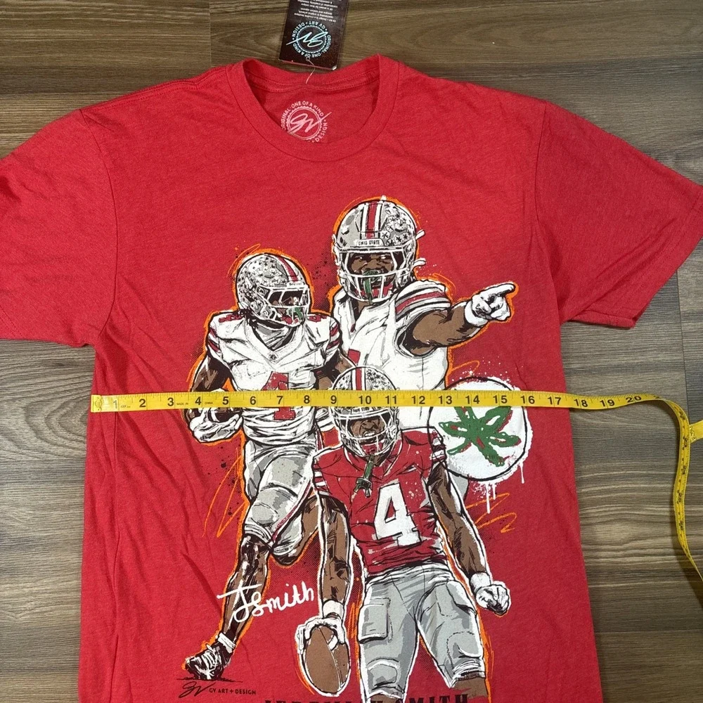 Gv Art + Design Ohio State Buckeyes Jeremiah Smith T Shirt Size M